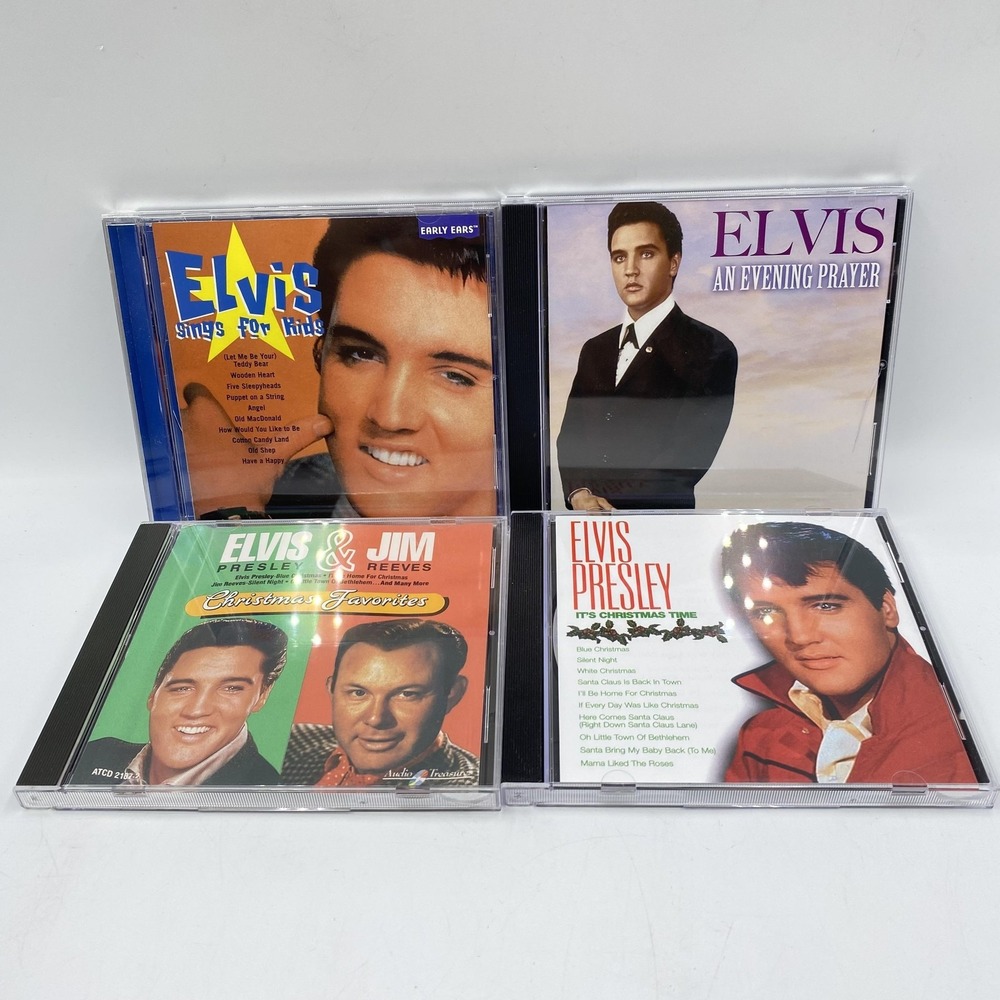 Elvisβ Presley 4 CD Lot An Evening Prayer Christmas Kids RCA Sony BMG Jim Reeves